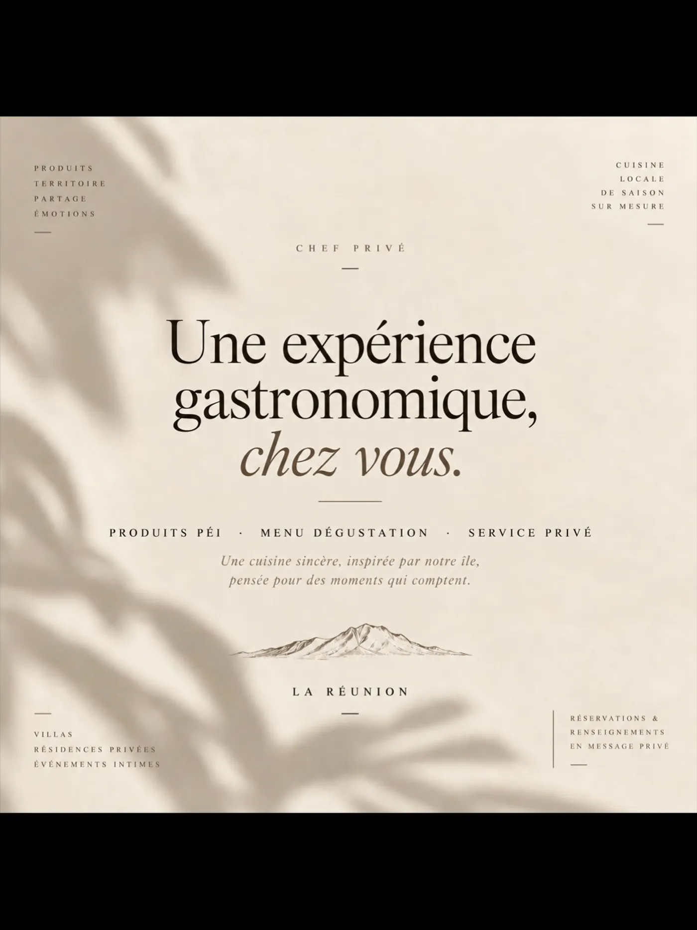 Affiche La Table KM : une expérience gastronomique, chez vous